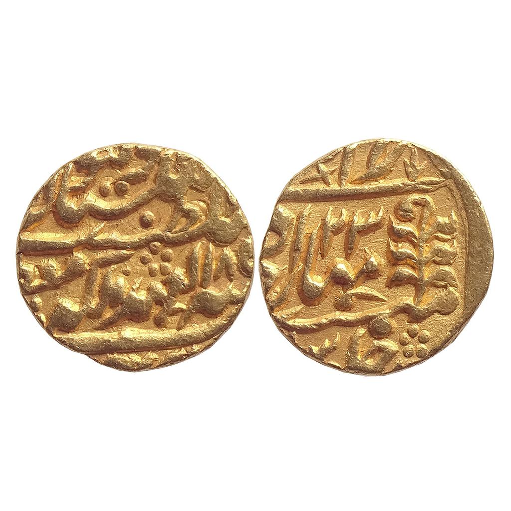 IPS, Jaipur State, Ram Singh with the name of Victoria, Sawai Jaipur Mint, Gold Mohur