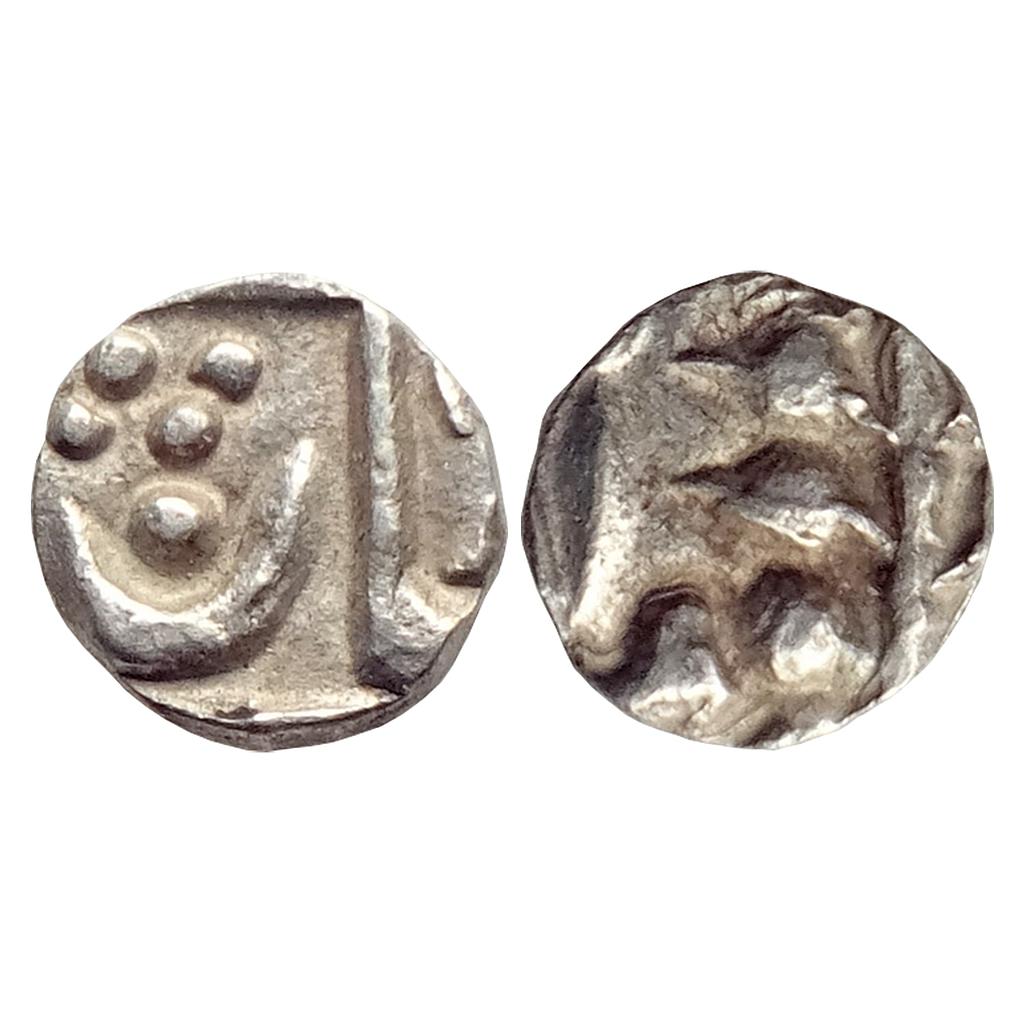 IPS, Jaipur State, Sawai Jaipur Mint, INO Muhammad Akbar II, Silver "1/16 Rupee or One Anna"