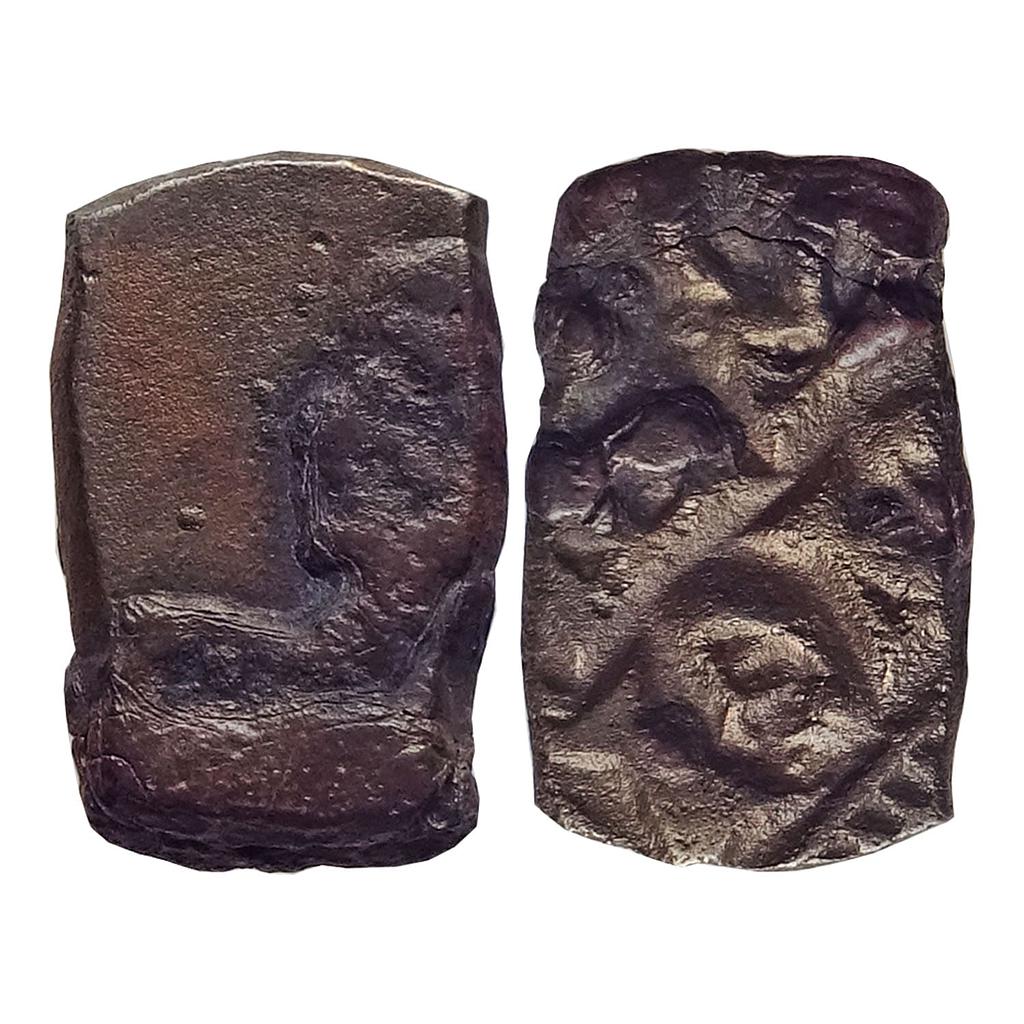 Ancient, Kaushambi, Vatsa Region, Magha dynasty, Vaishravana, Copper Unit
