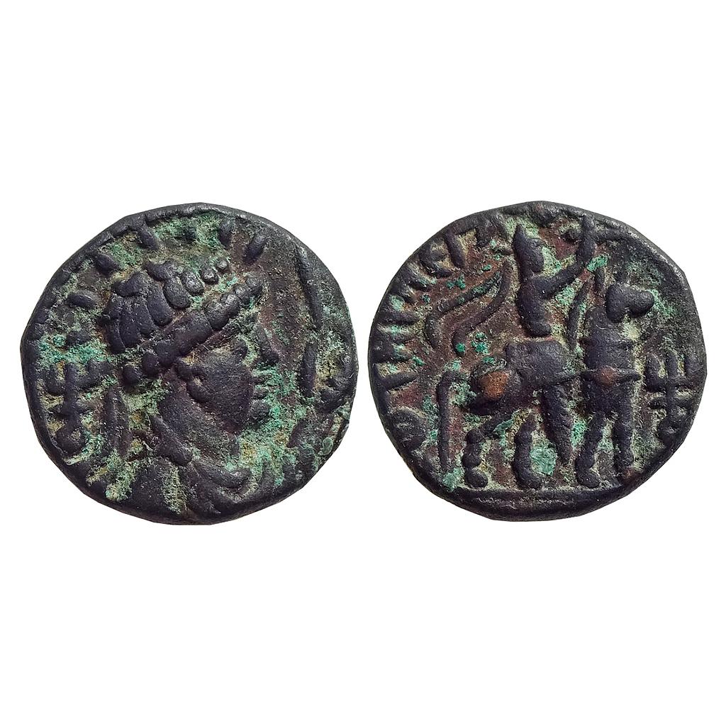 Ancient Kushanas Dynasty Soter Megas alias Vima Takto Copper Drachma