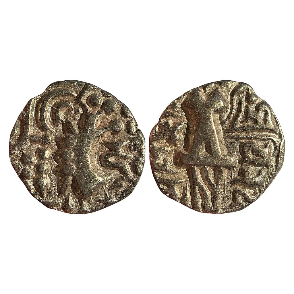 Kashmir Karkota Dynasty Vinayaditya Debased Gold Dinara