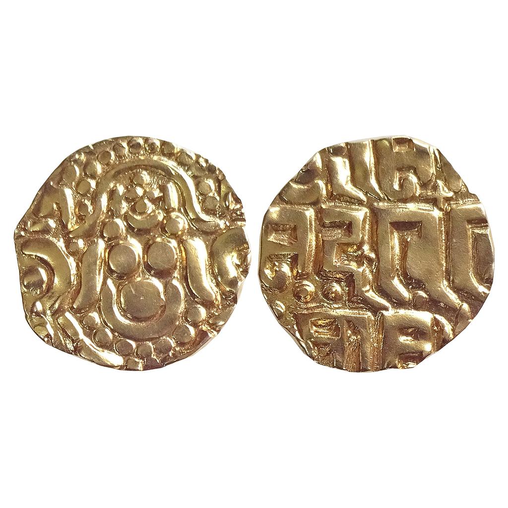 Delhi Sultan, Ghorid Dynasty, Mu’izz ud din Muhammad bin Sam (Muhammad Ghori), Kanauj &amp; Kasi Type, Base Gold Unit