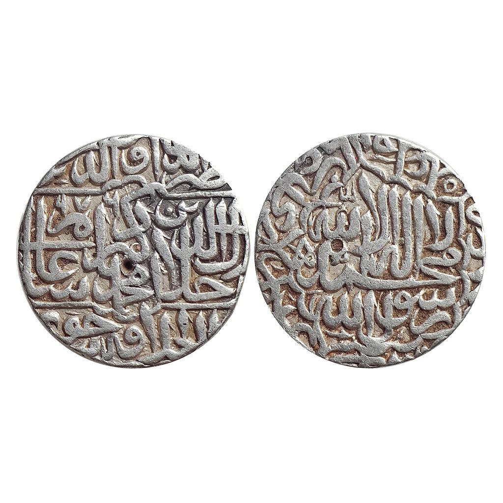 Mughal, Akbar, Dar al-Khilafat Jaunpur Mint, Kalima Type, Silver Rupee