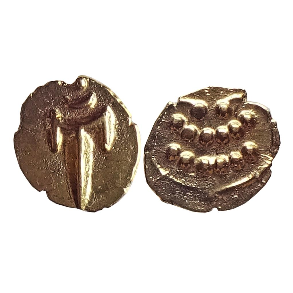 Tanjavur Marathas Gold Fanam