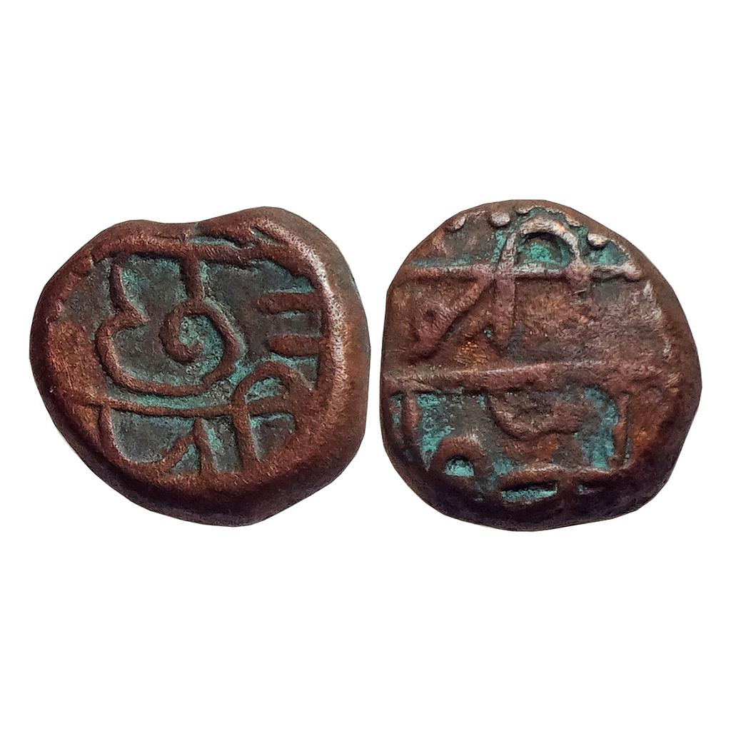 IK Maratha Confederacy INO Chhatrapati Shivaji South Indian style Copper Cash