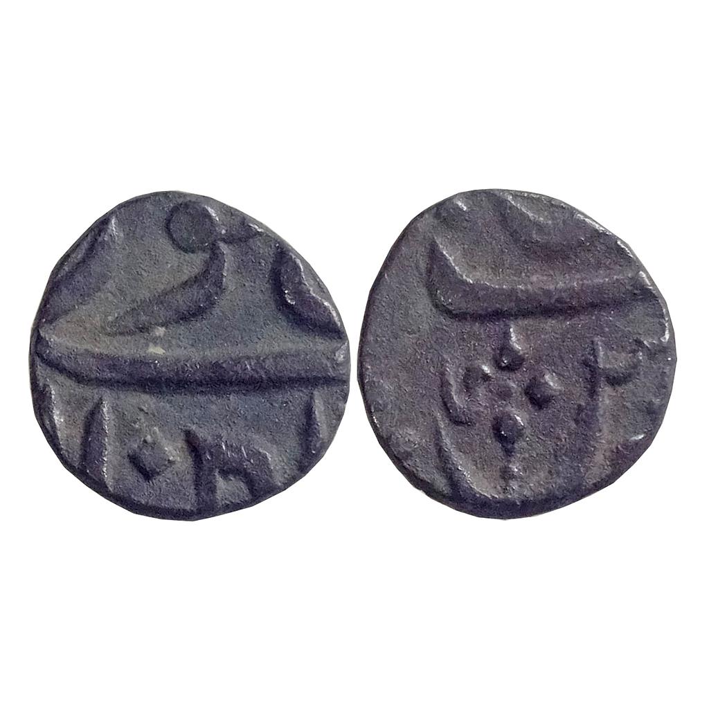 IK Maratha Confederacy INO Shah Ali Gohar (Shah Alam II) Muhiabad urf Poona Mint Silver 1/4 Rupee