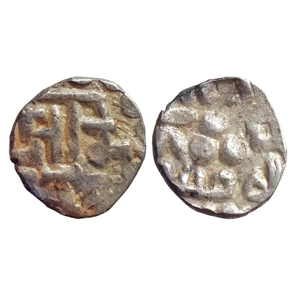 Samid Amirs of Multan Amir Munabbih-I NM ND Silver Bilingual Damma Qanhari Dirham