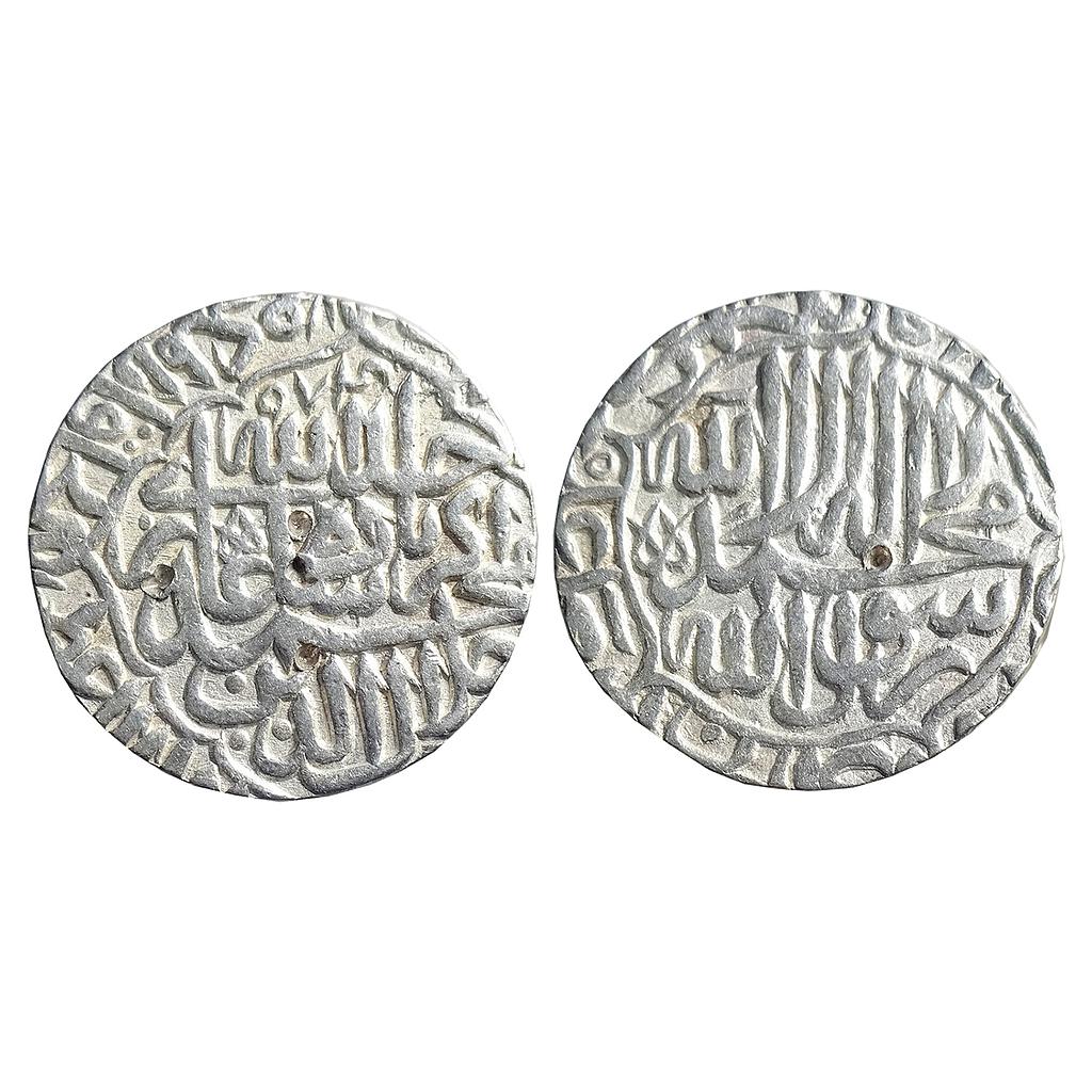 Mughal Akbar Dar ul-Khilafat Agra Mint Silver Rupee