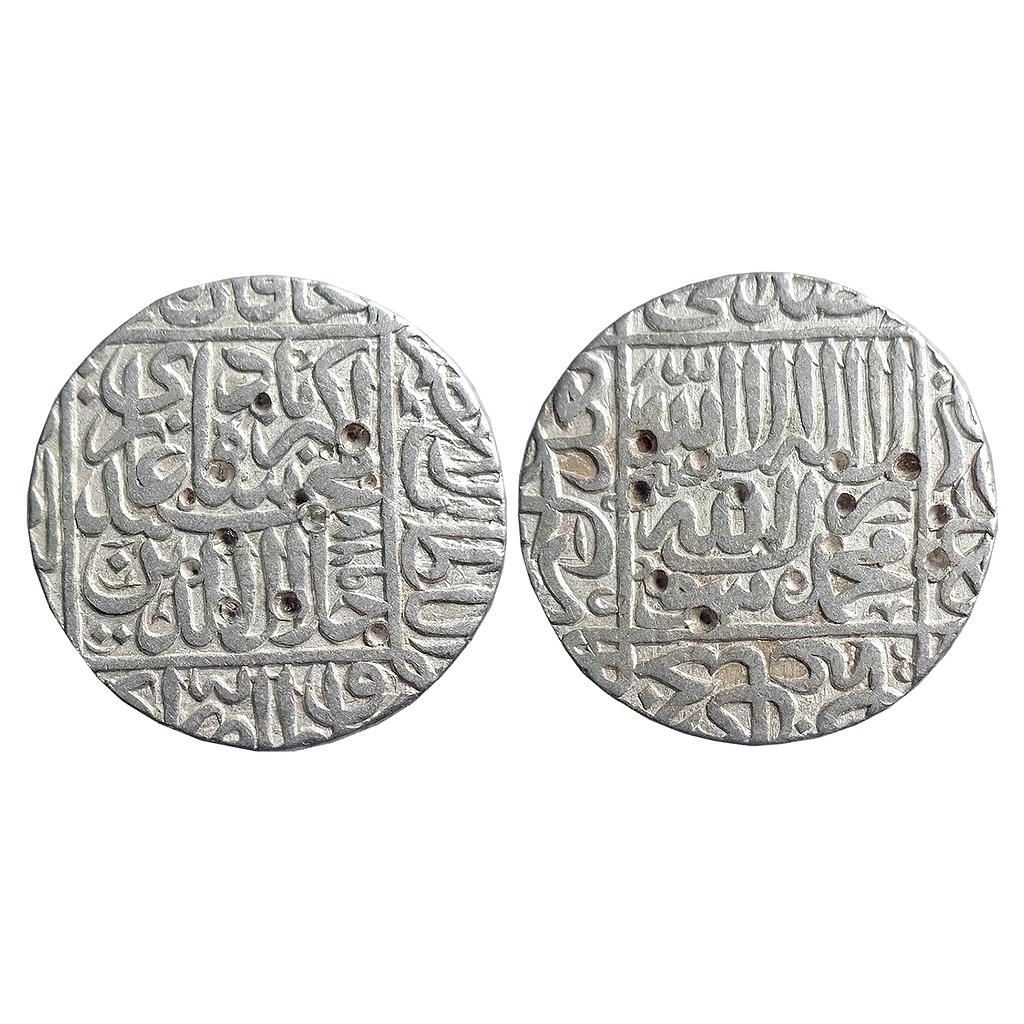 Mughal Akbar Agra Mint Silver Rupee