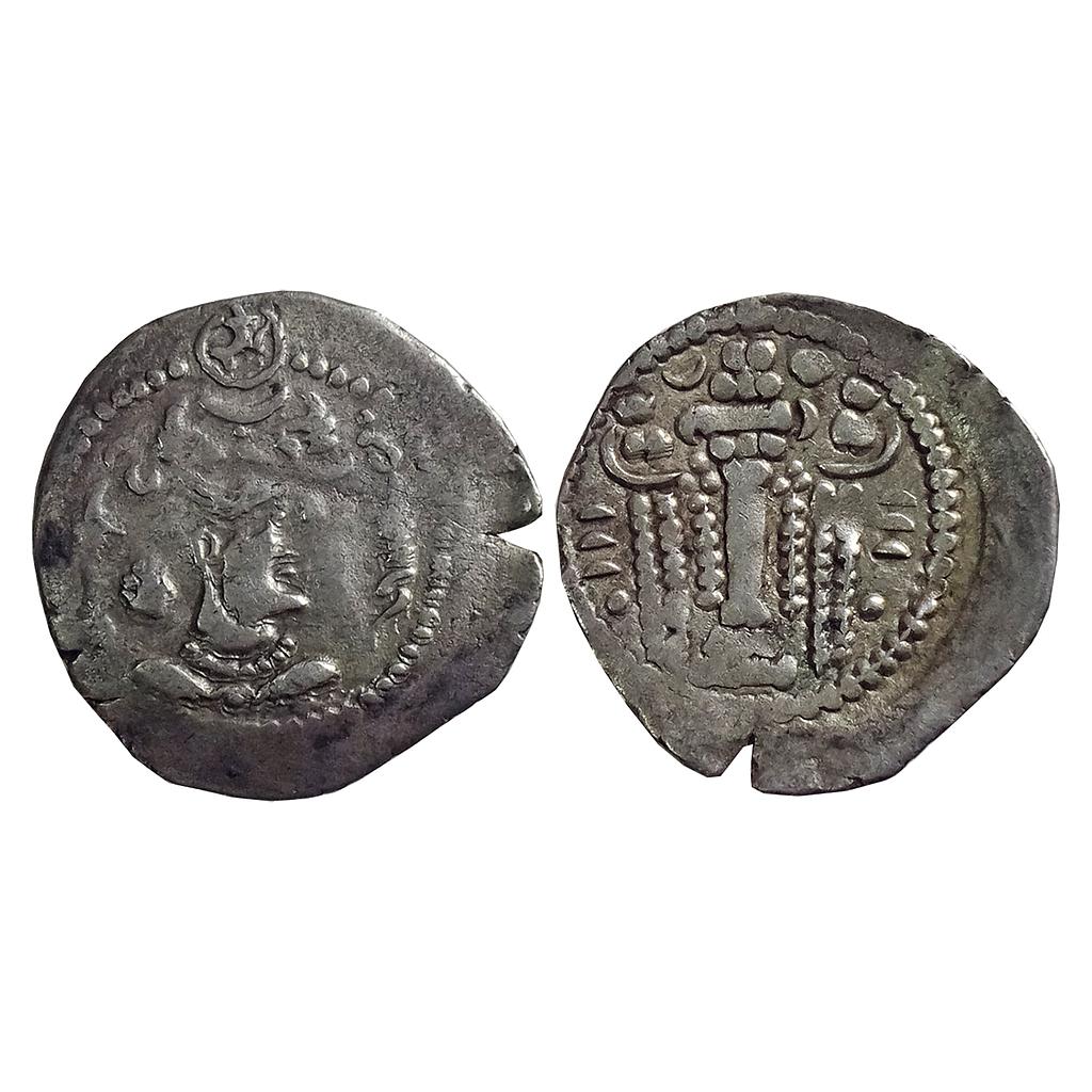 Ancient World Indo Sassanian Eastern Early type Anonymous issue Billon Unit