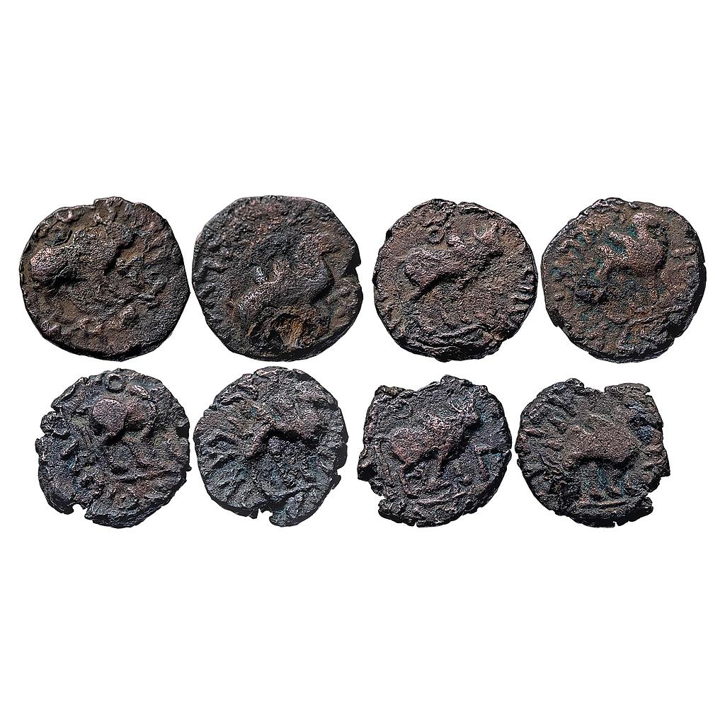 Ancient Kushanas, Vima Takha A set of four Bronze Units