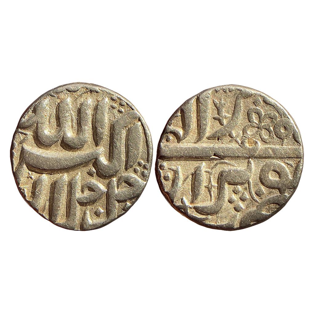 Mughal Akbar Ilahi Month Tir (Cancer) Berar Mint Silver Rupee