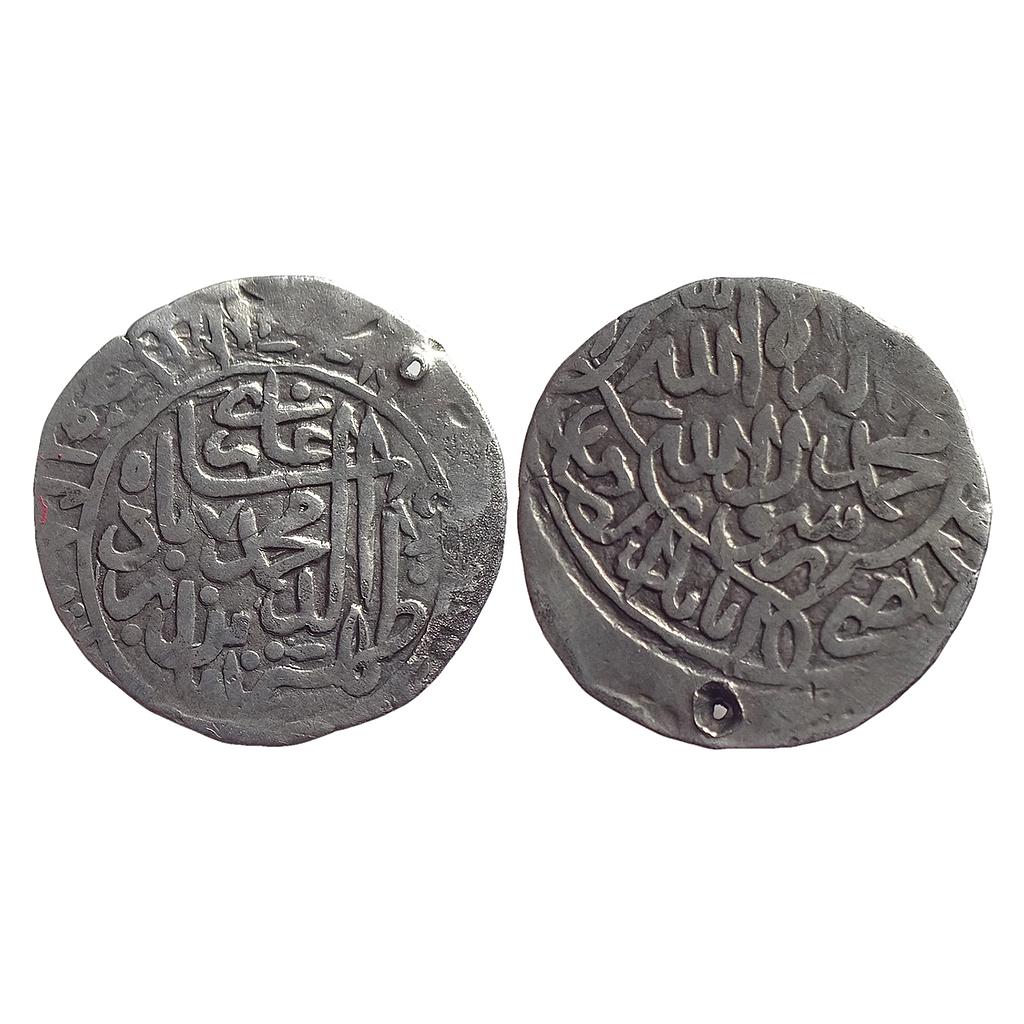 Mughal Zaheer al-Din Muhammad Babur No Mint ND Silver Shahrukhi