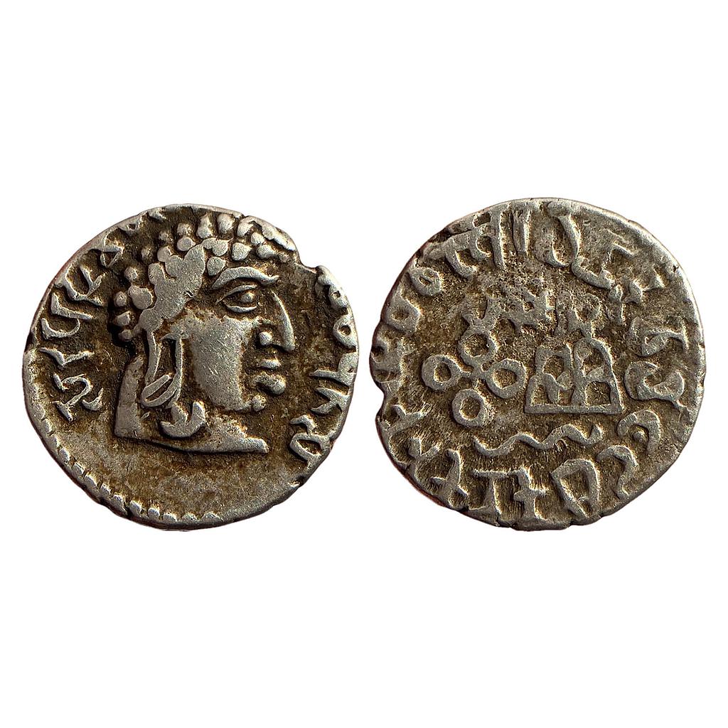 Ancient Satavahanas Universal type Vasistiputra Siri Pulumavi Silver Dramma