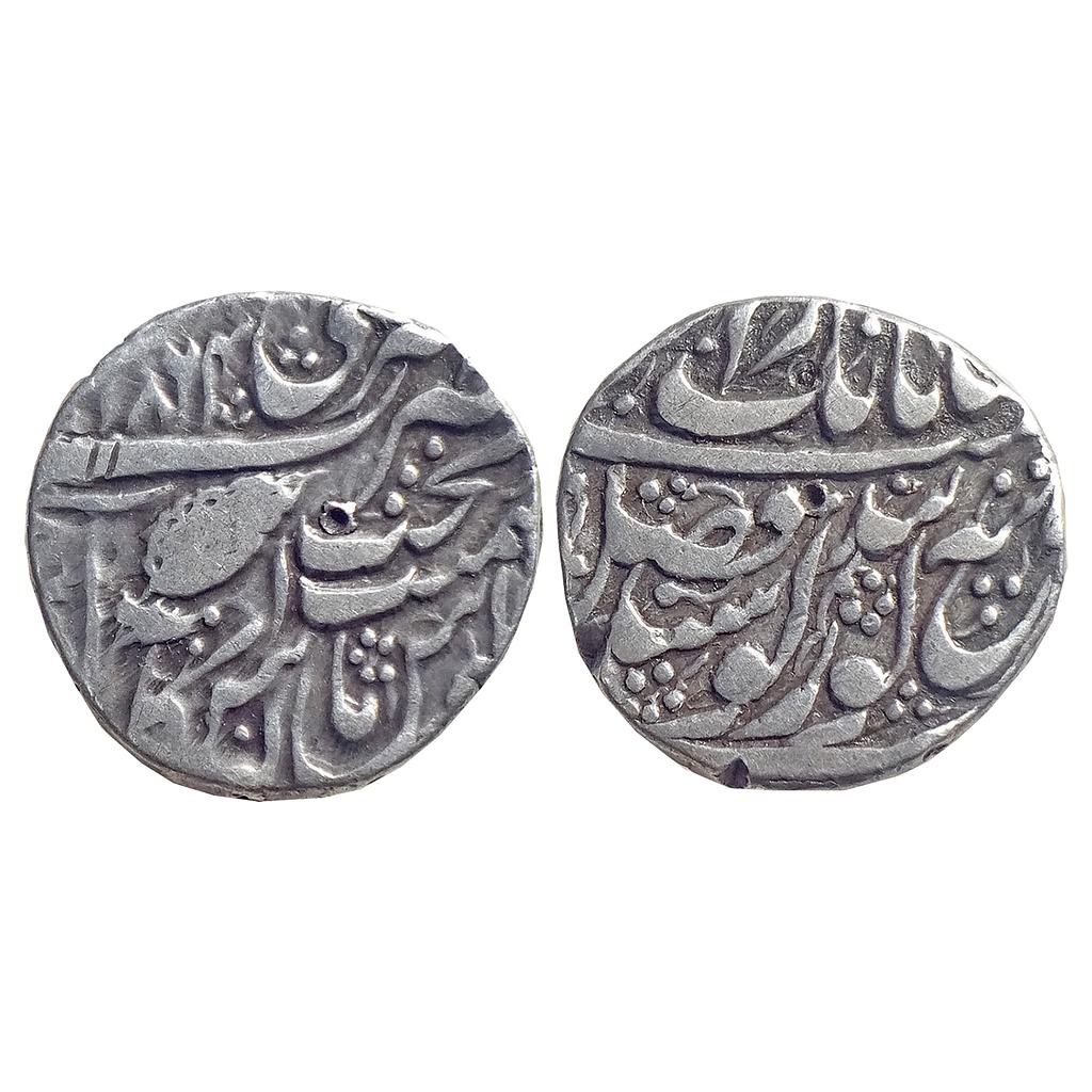 IK Sikh Empire Ranjit Singh VS 1864 Nanakshahi couplet Amritsar Mint Silver Rupee