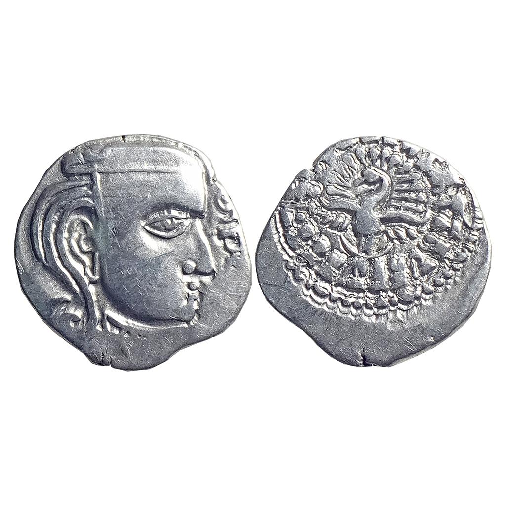 Ancient Guptas Skandagupta Silver Drachma