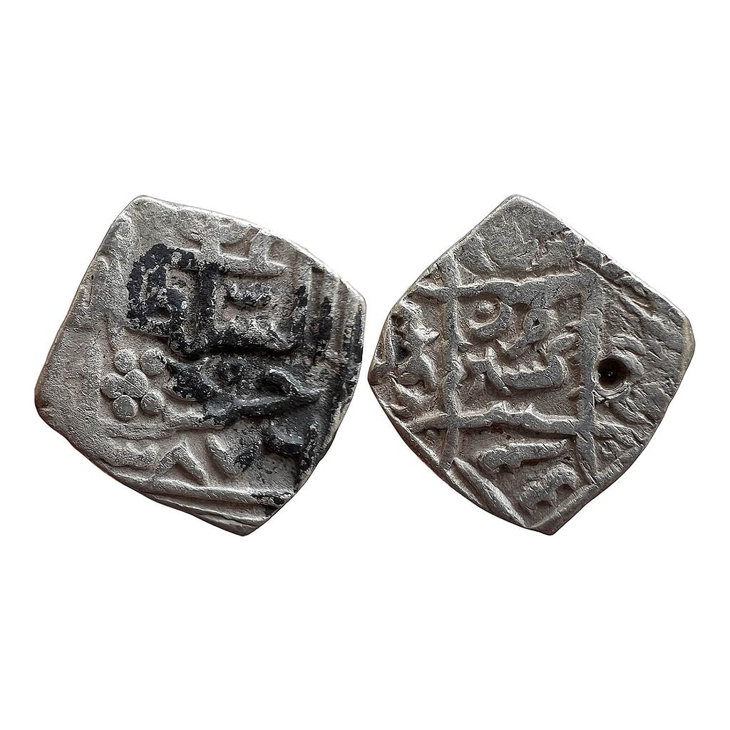 Kashmir Sultan Hasan Shah Kashmir Mint Silver Square Sasnu