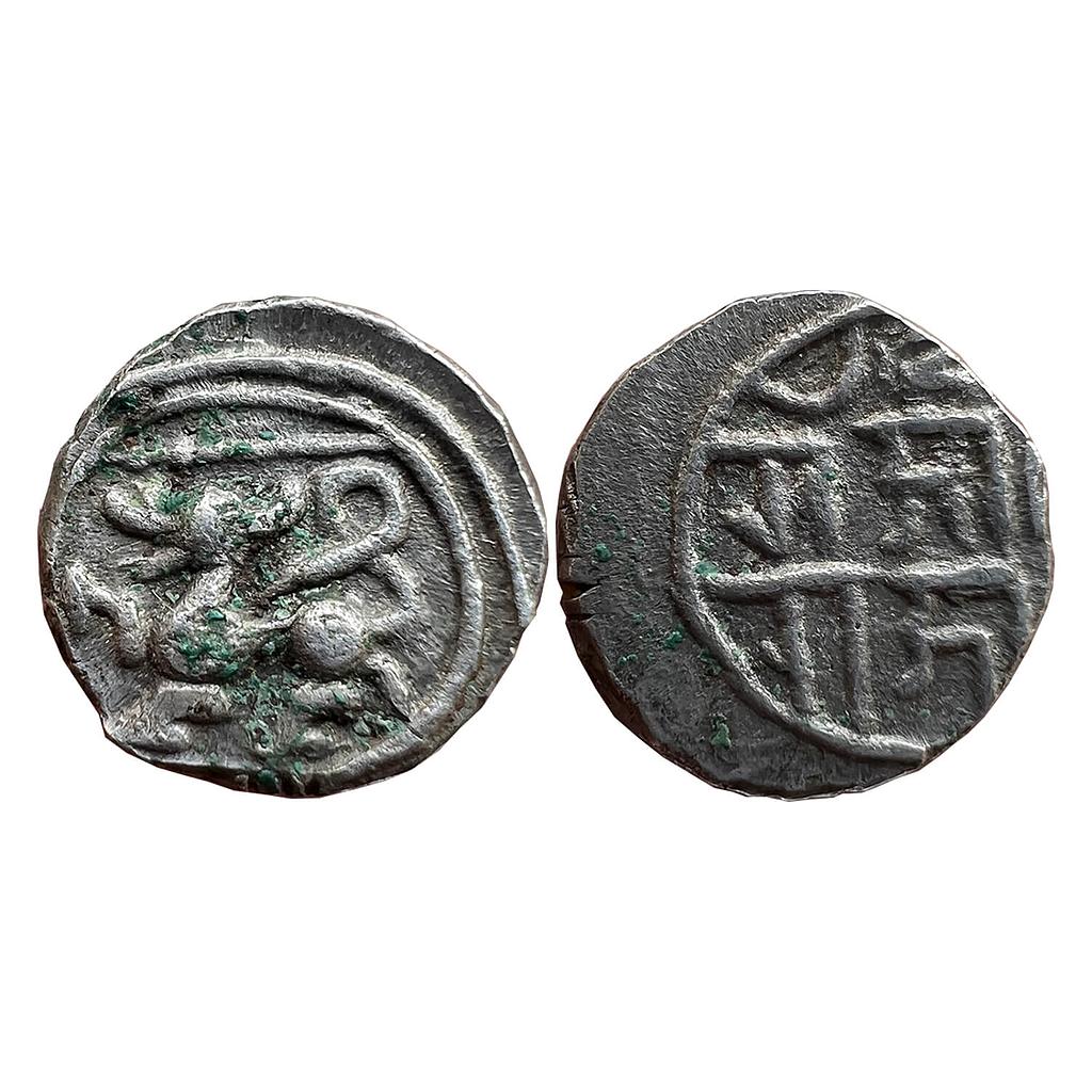 Hindu Medieval Nagire chiefs of Gerusoppe Karnataka Saluvadeva Silver Unit