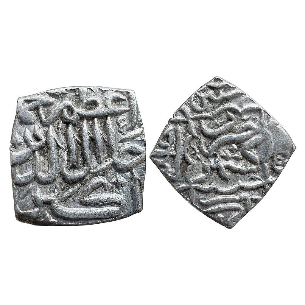 Kashmir Sultan Muhammad Ghazi Shah Kashmir Mint Silver Square Sasnu