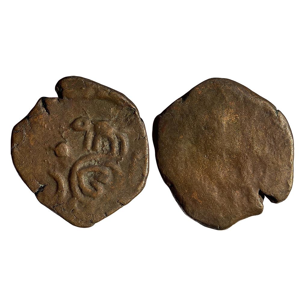 Hindu Medieval Chalukyas Copper Unit