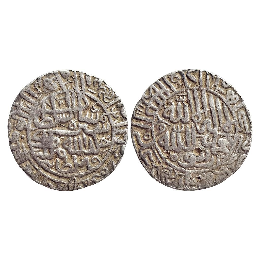Delhi Sultan Sher Shah Mintless Agra-Gwalior type in circular area Silver Rupee