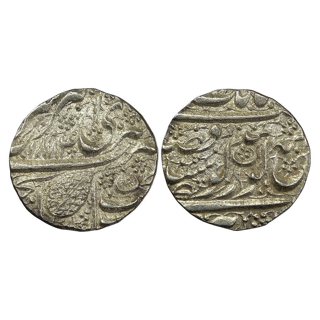 IK Sikh Empire Ranjit Singh VS 1884 “Nanakshahi” couplet Amritsar Mint Silver Rupee