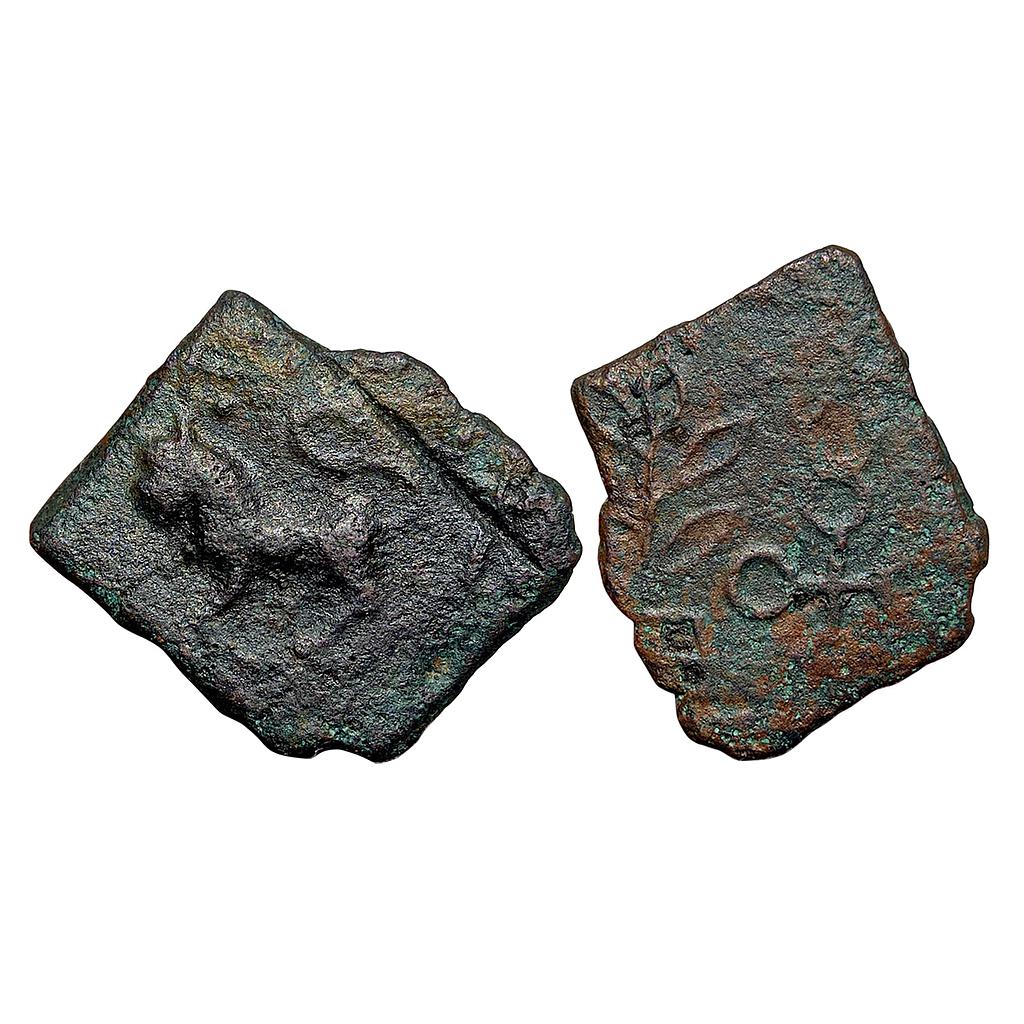 Ancient Satavahanas Nasik Type Siri Satakarani Copper Unit