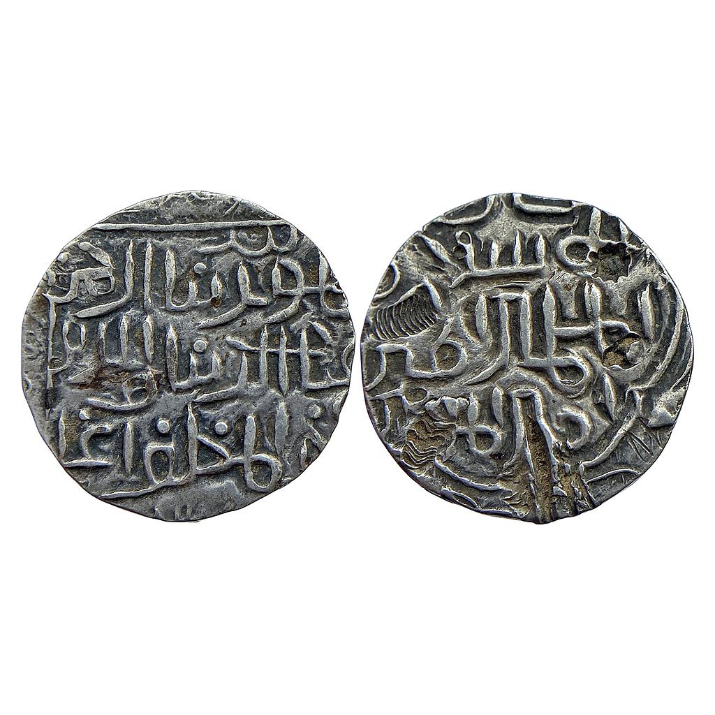 Bengal Sultan Ghiyath Al-Din Azam Shah Muazzamabad stylistic attribution Mint Silver Tanka
