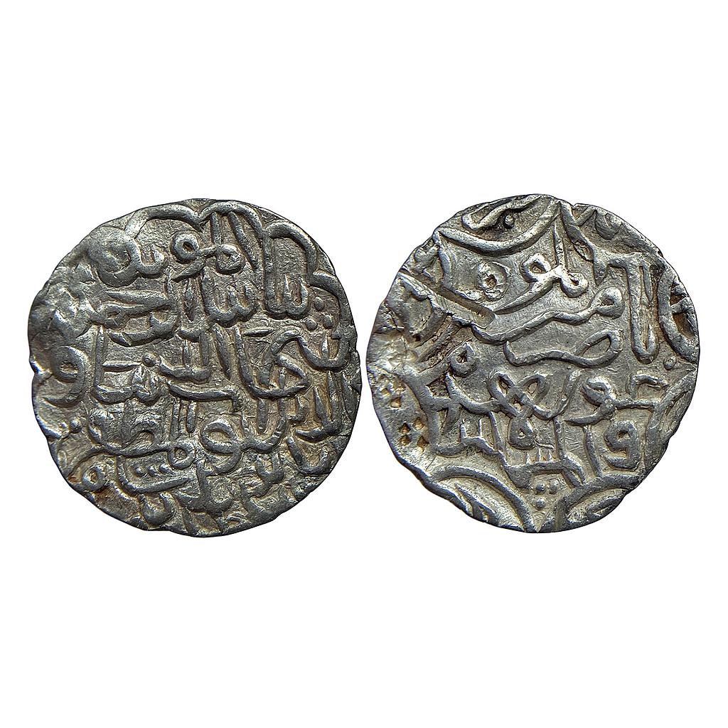 Bengal Sultan Shihab al-Din Bayazid Shah Firuzabad Mint (based on style) Silver Tanka