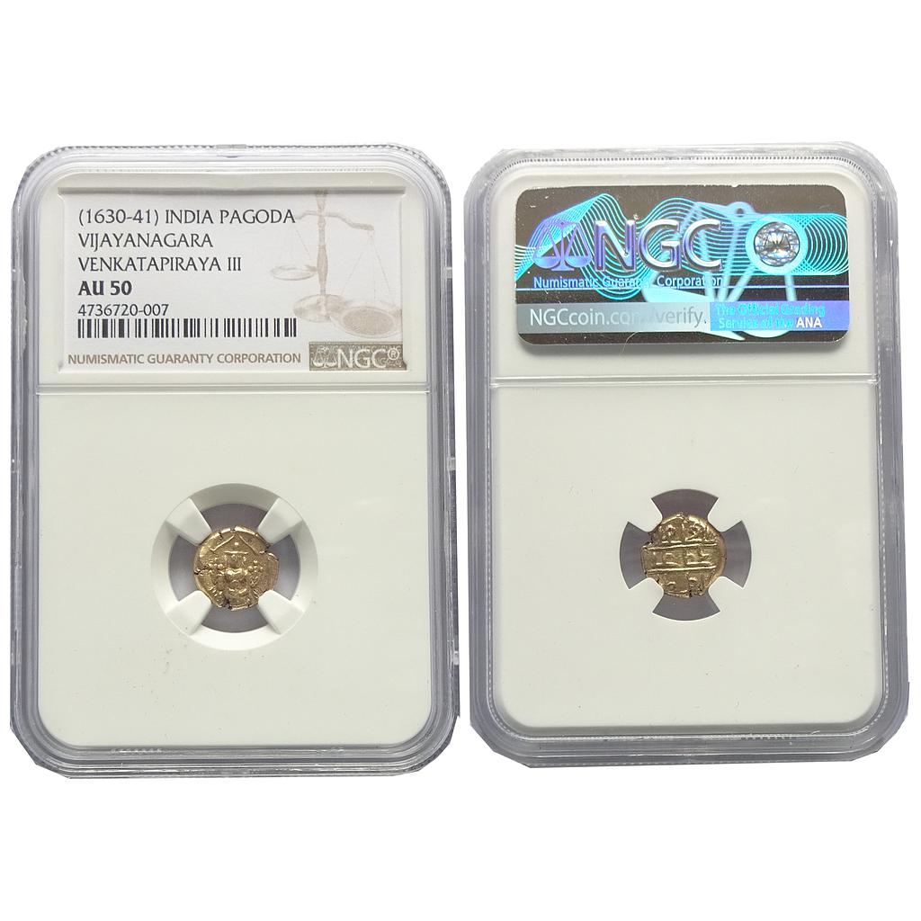 Vijayanagar Empire Venkitapati Raya III Gold Pagoda Tirupati Balaji / Venkateshwara