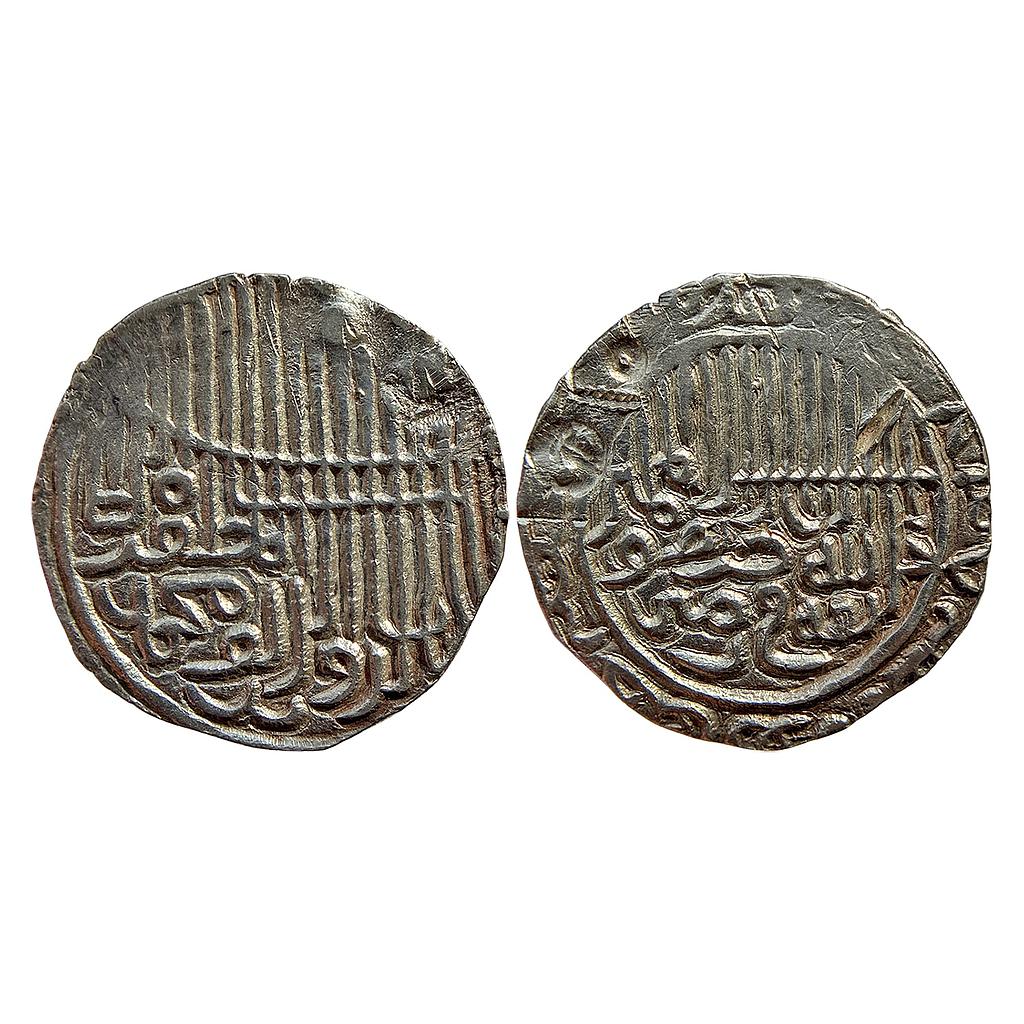 -115- Bengal Sultan Jalal Al-Din Muhammad Shah Second Reign Arsah Chatgaon Mint Silver Tanka
