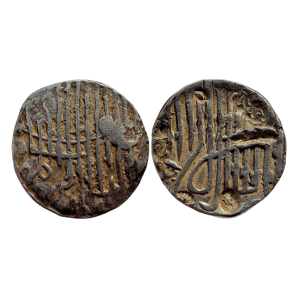 Bengal Sultan Jalal Al-Din Muhammad Shah Second Reign No Mint crudely engraved type Silver Tanka