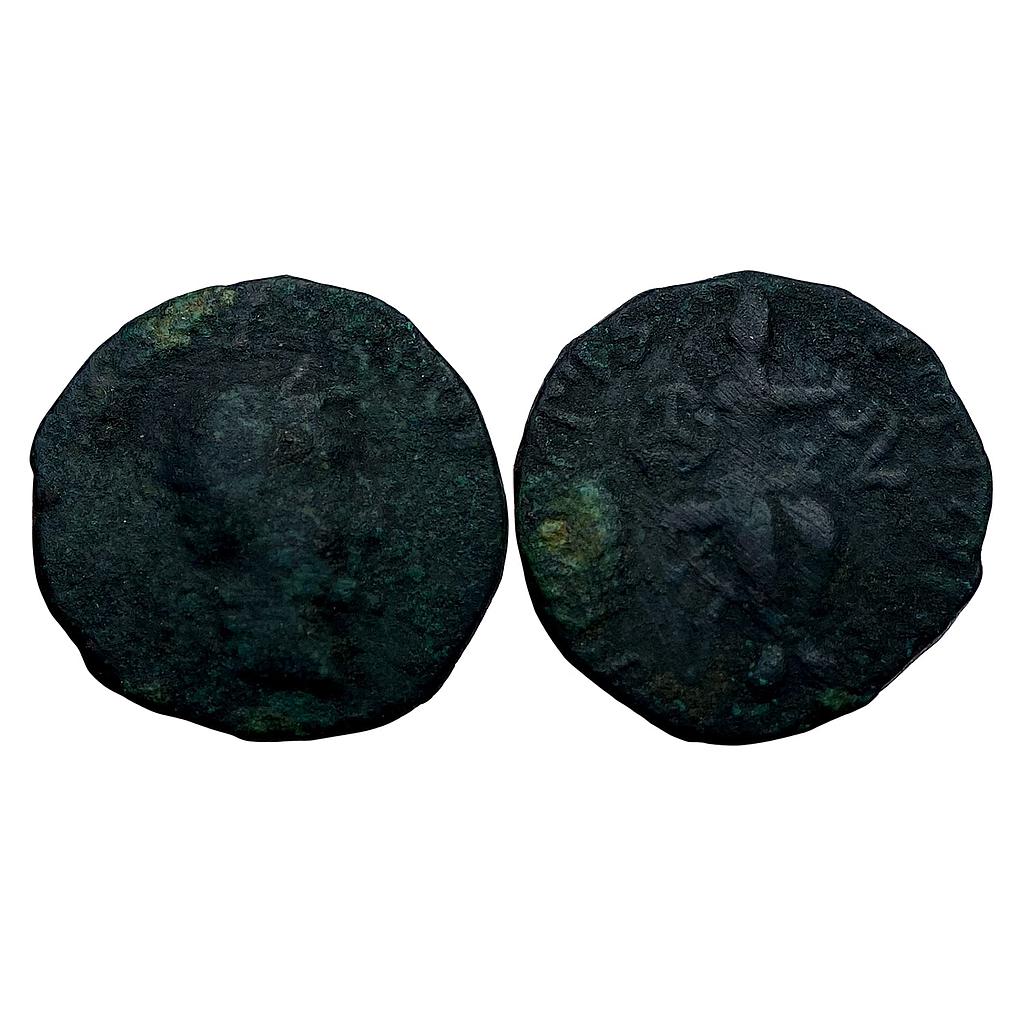 Ancient Kushanas Kujala Kadphisis Chach Bronze Dichalkon