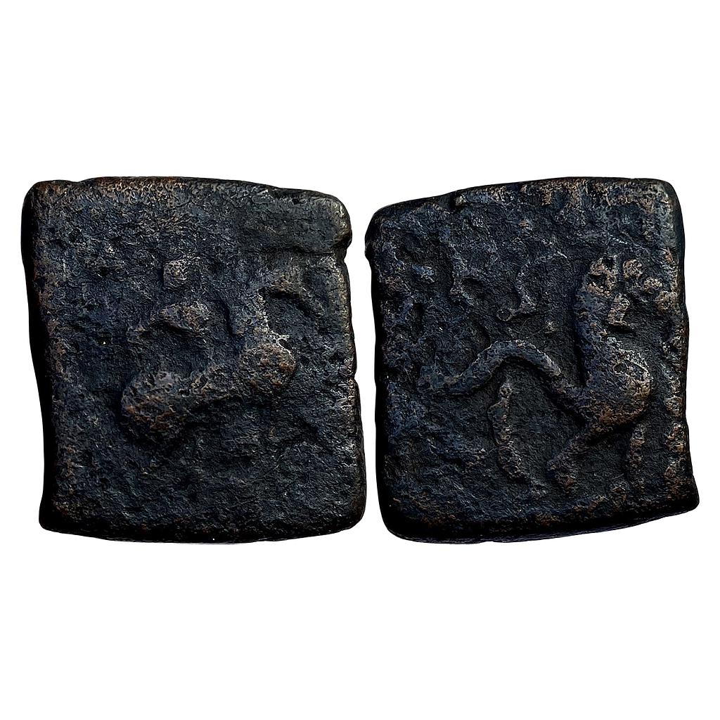 Ancient Indo-Scythians Northern Satraps Kharahostes Satrap in Central Chach Bronze Quadruple