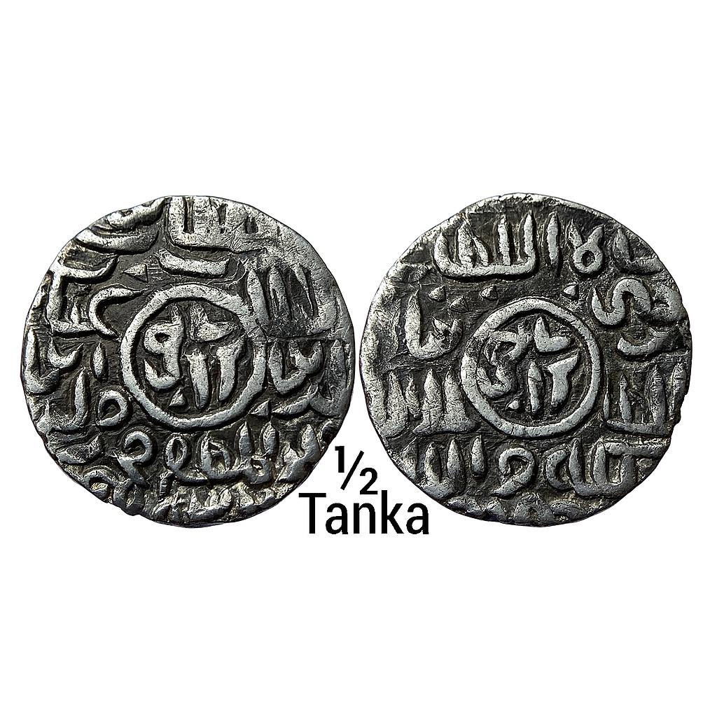 Bengal Sultan Ghiyath Al-Din Mahmud Fathabad Mint Silver “Badr Shahi” 1/2 Tanka