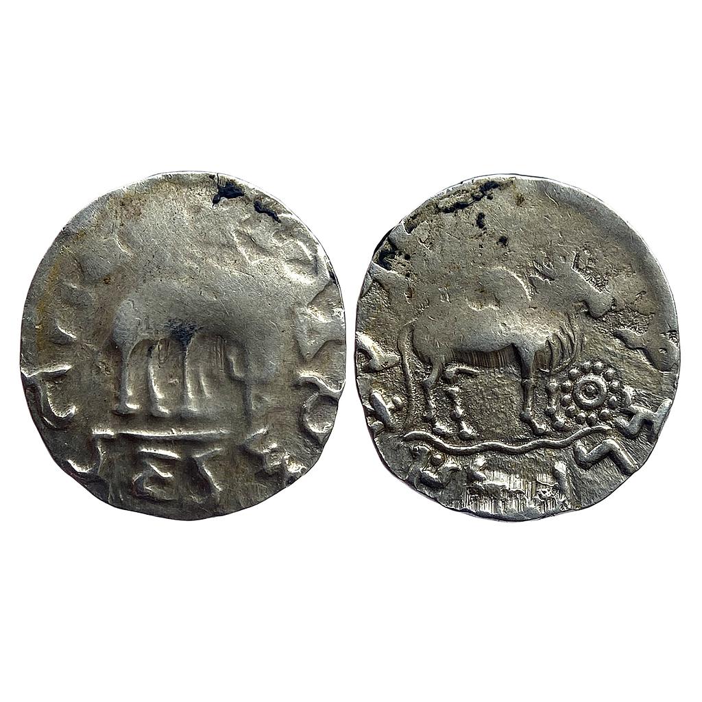 Ancient Punjab region Tribal Monarchies Mahadeva Type Silver Dramma