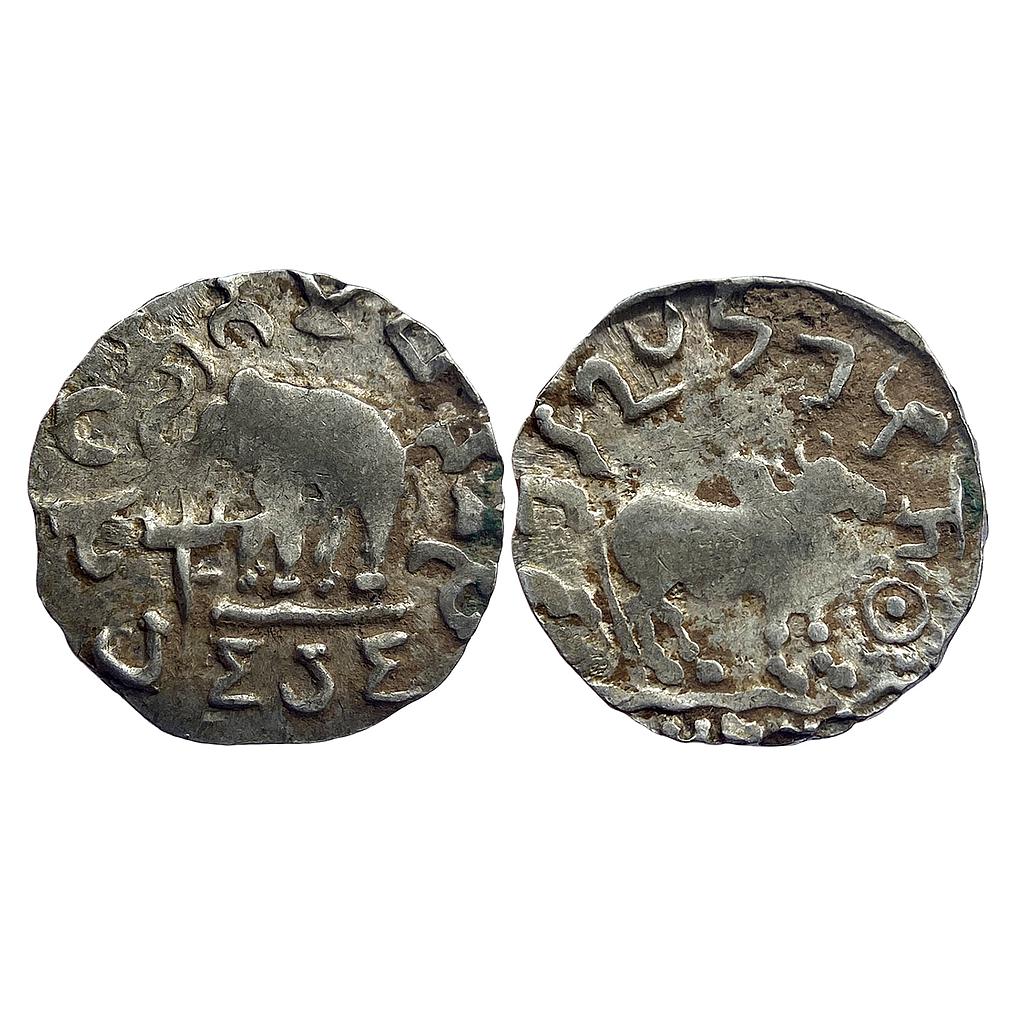 Ancient Punjab region Tribal monarchies Mahadeva type Silver Dramma
