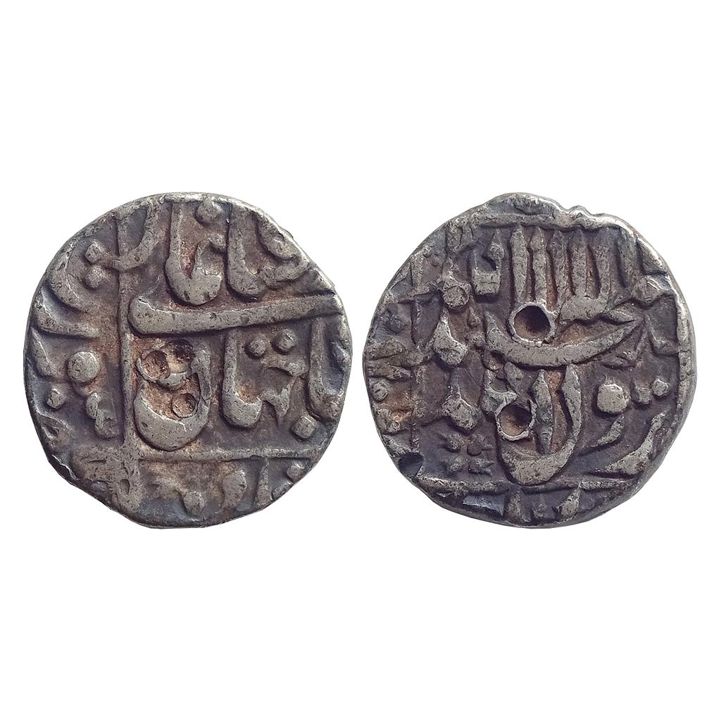 Mughal Shah Jahan Surat Mint Silver "1/2 Rupee"