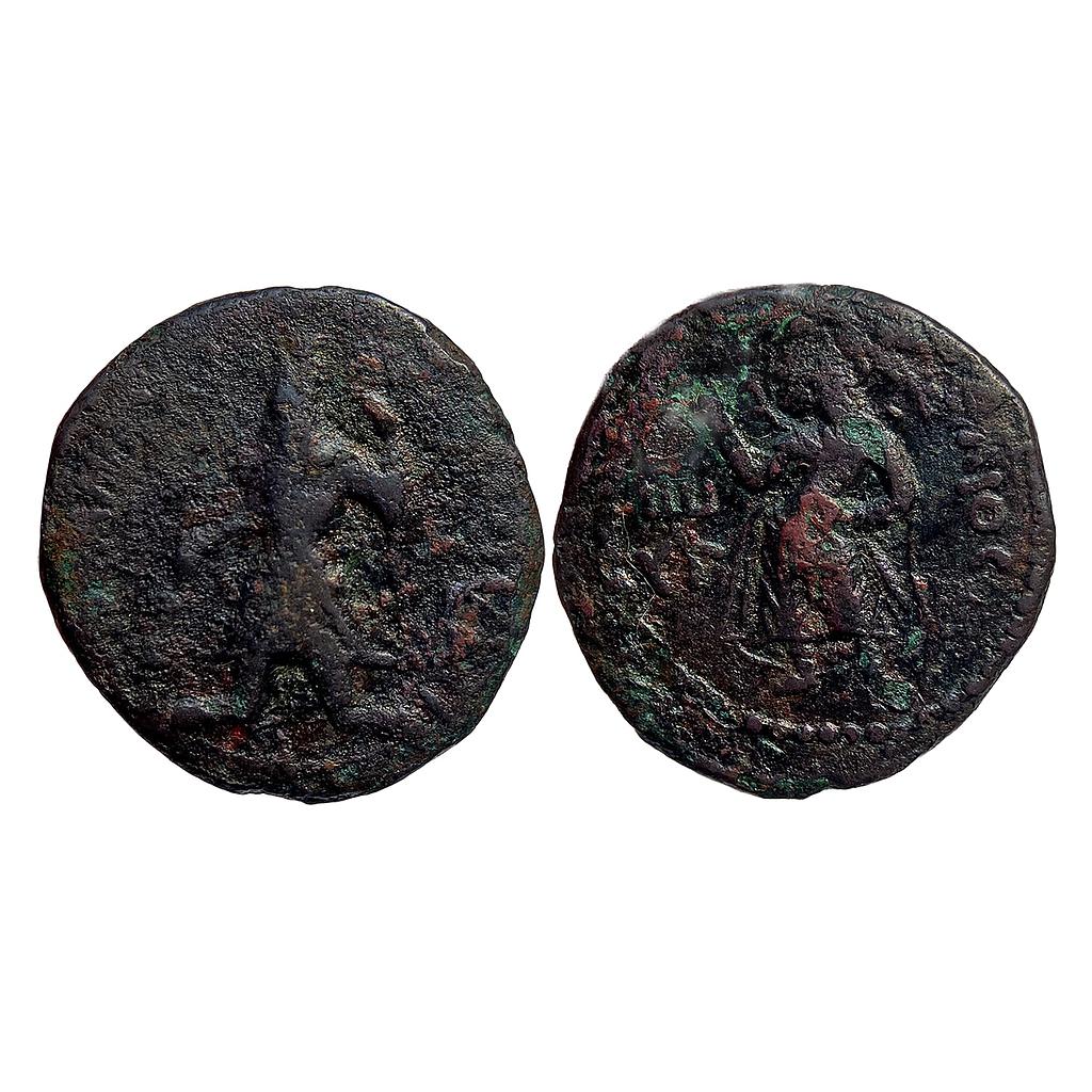 Ancient Kushanas Kanishka I Copper Di-Drachm