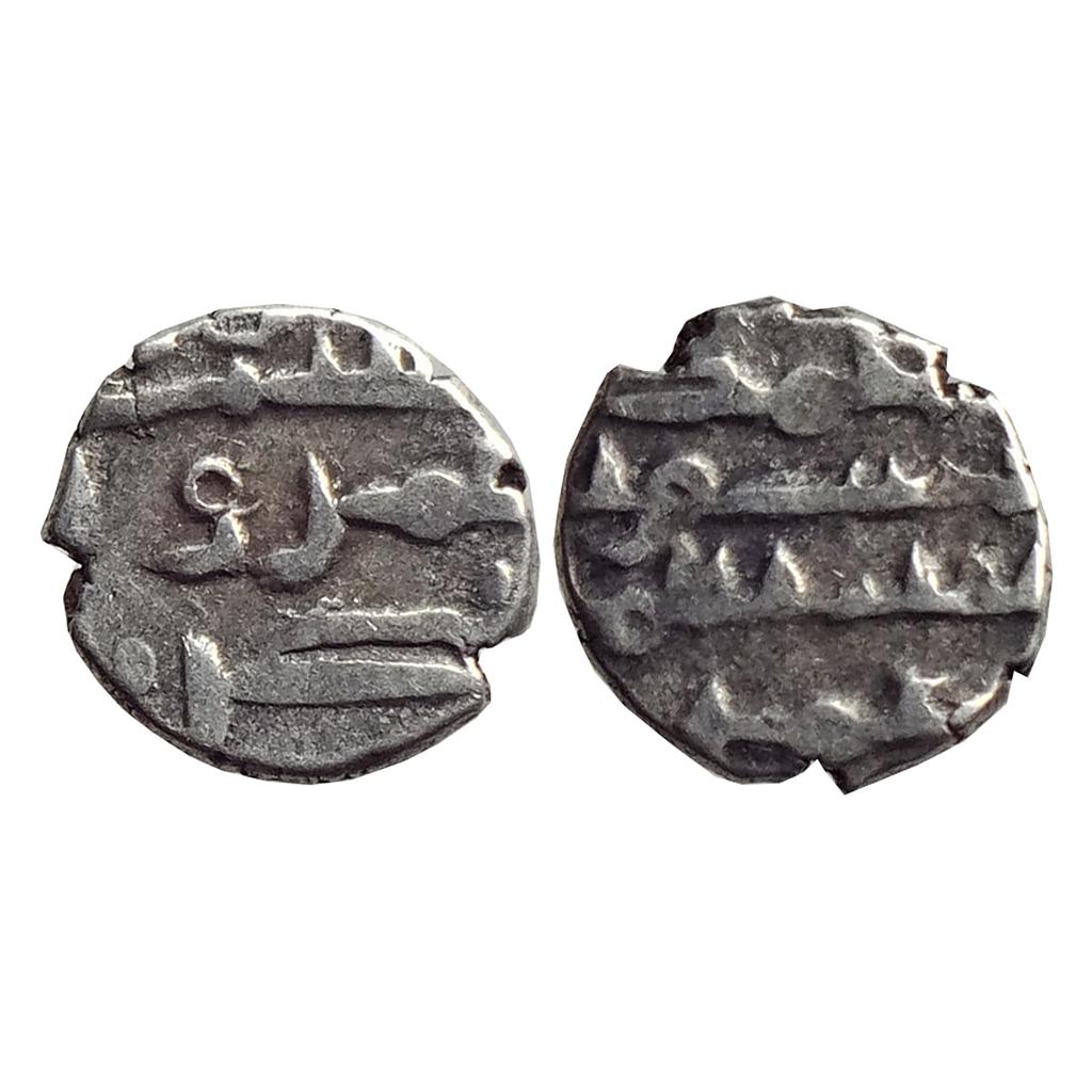 Habbarid Amirs of Mansurah Sind Amir Umar-IV NM ND Silver Damma Qanhari Dirham