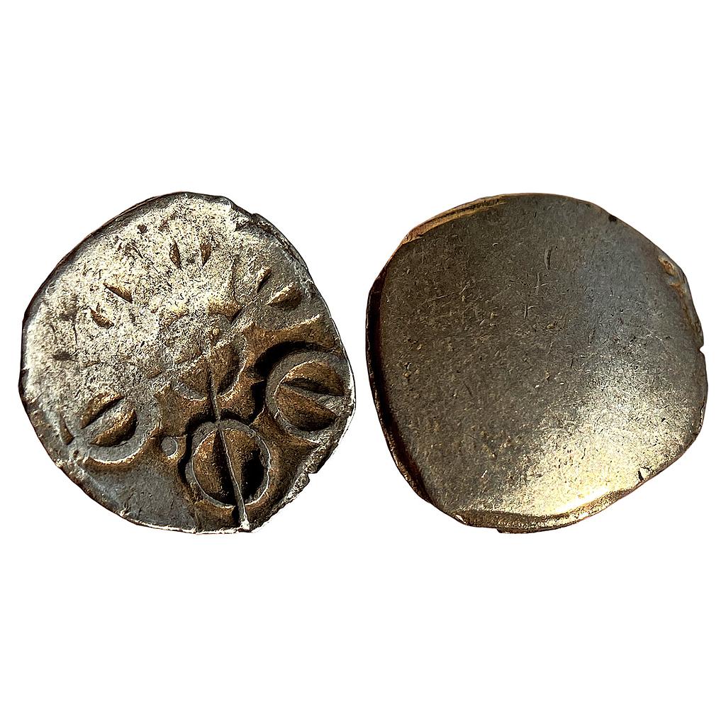 Ancient Punch Marked Coinage Gandhara Mahajanapada Silver 1/8 Shatamana