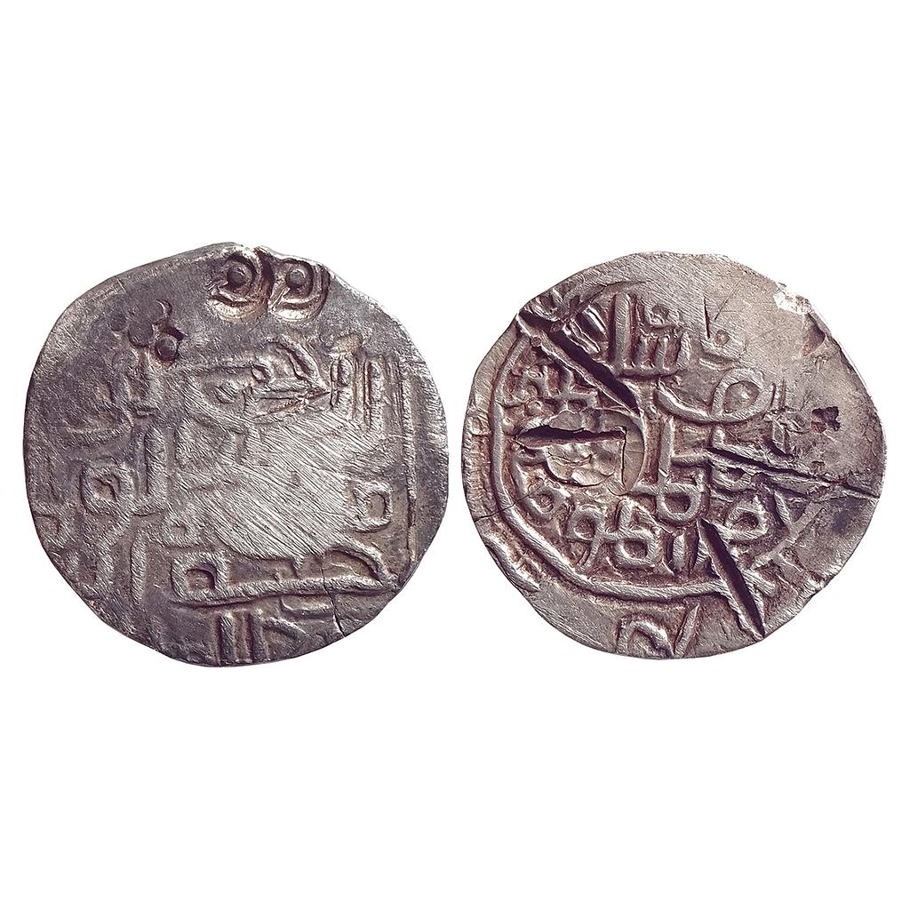 Bengal Sultan Saif Al-Din Hamzah Shah Muazzamabad Mint Silver Tanka