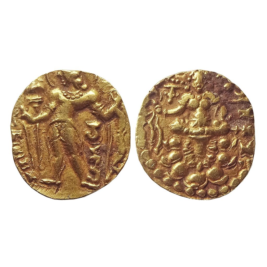 Ancient Guptas Chandragupta II Gold Dinar Archer type