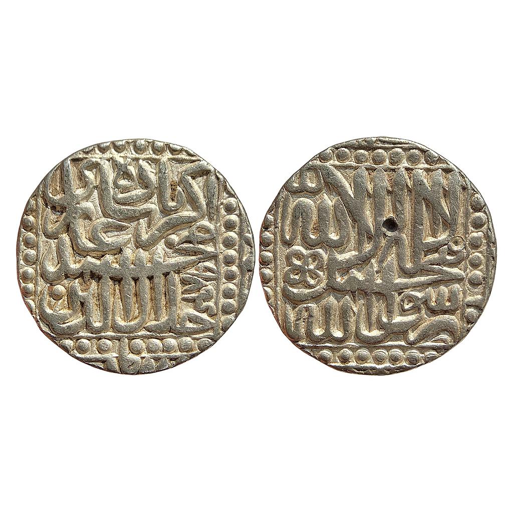 Mughal Akbar Dar ul-Khilafat Malpur Mint Silver Rupee