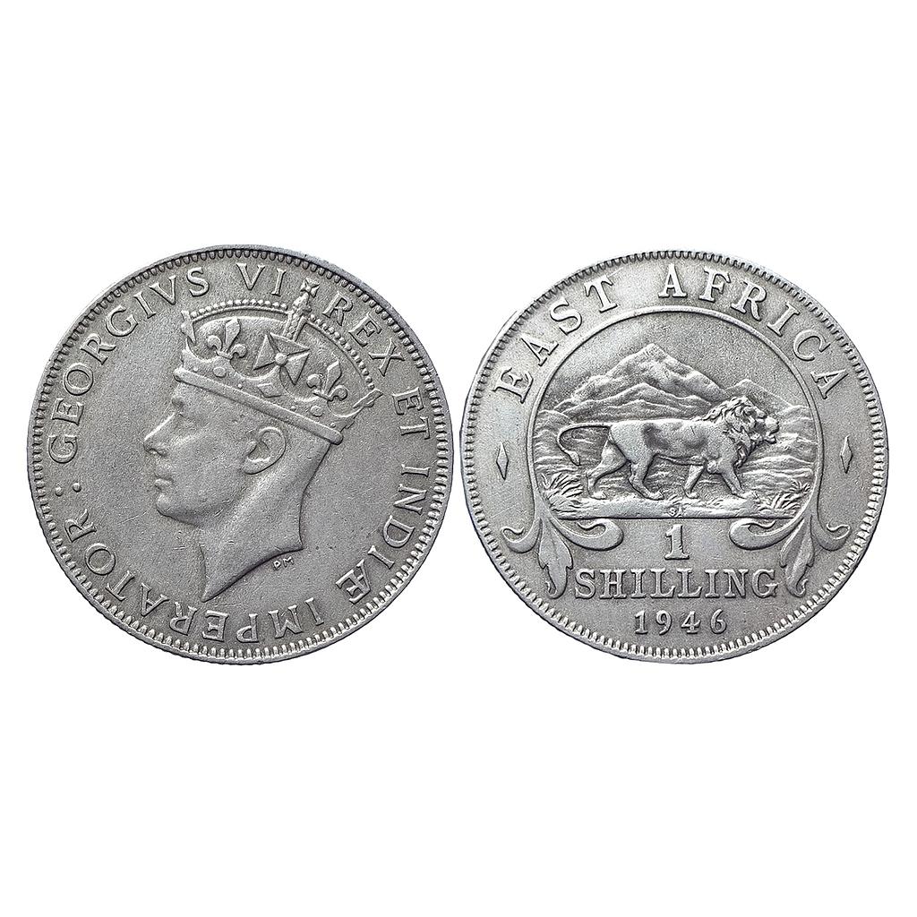 British East Africa George VI 1 Shilling .250 silver