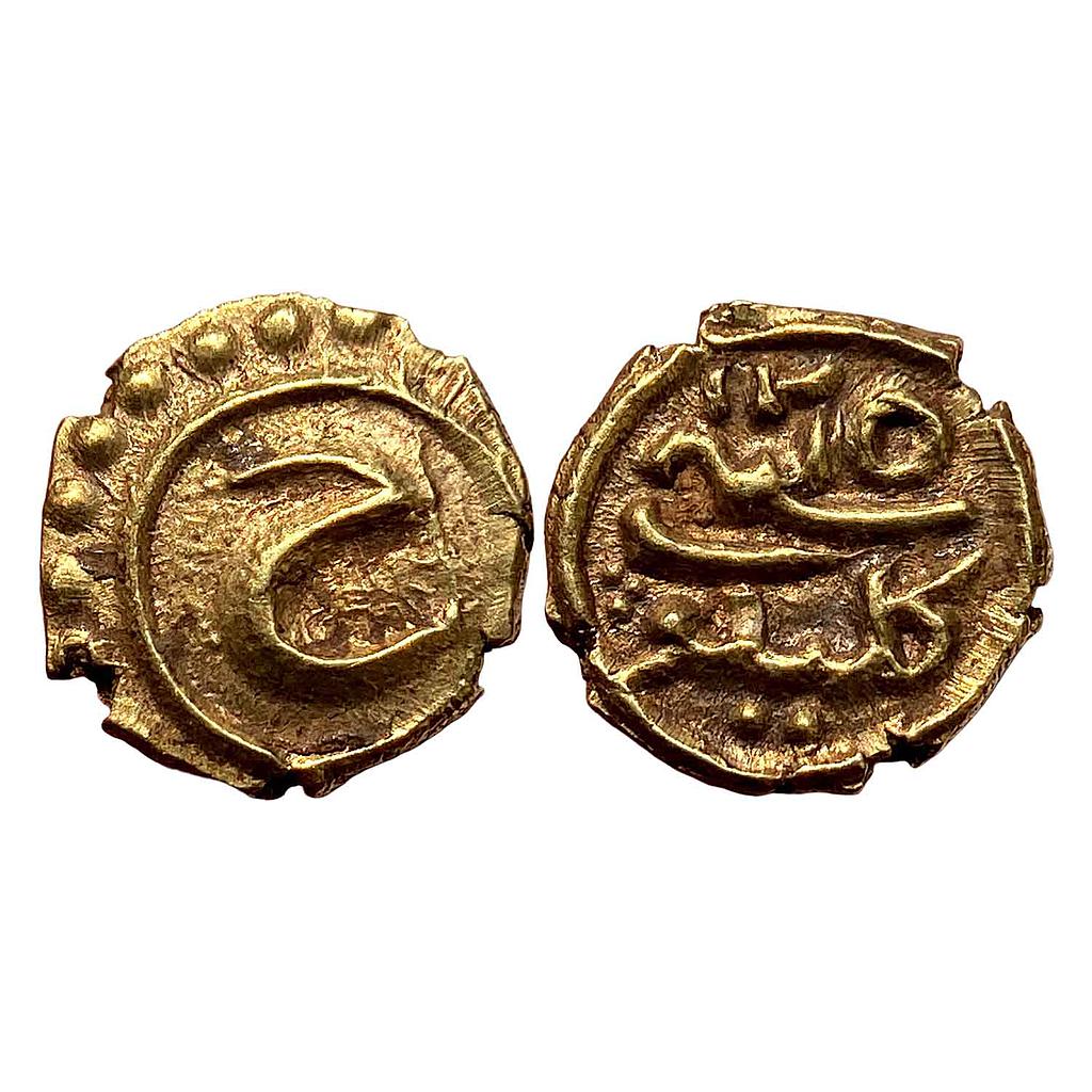 IK  Mysore Tipu Sultan Kalikut Mint Gold Fanam