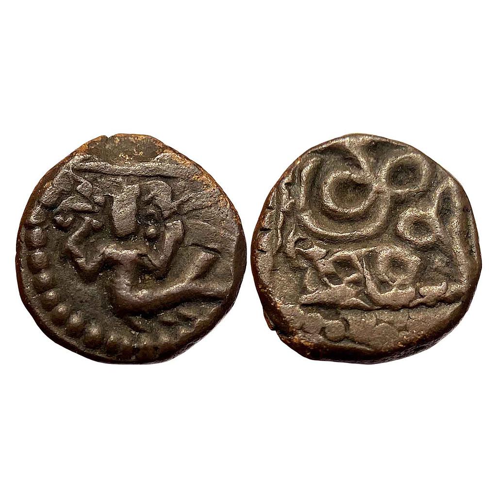 Hindu Medieval Madurai Nayakas Copper Kasu