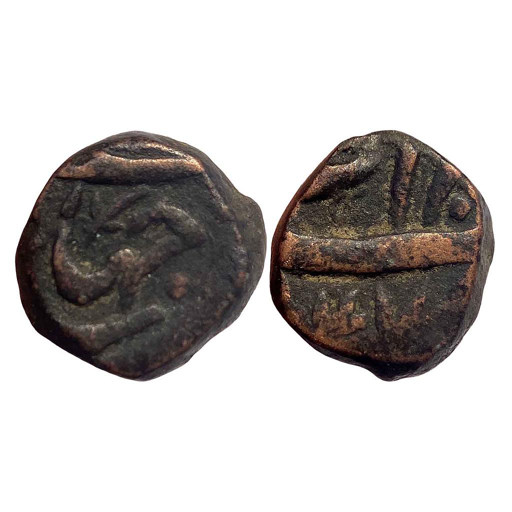 Mughal Shah Jahan Bairat Mint Copper Damri 1/8 dam