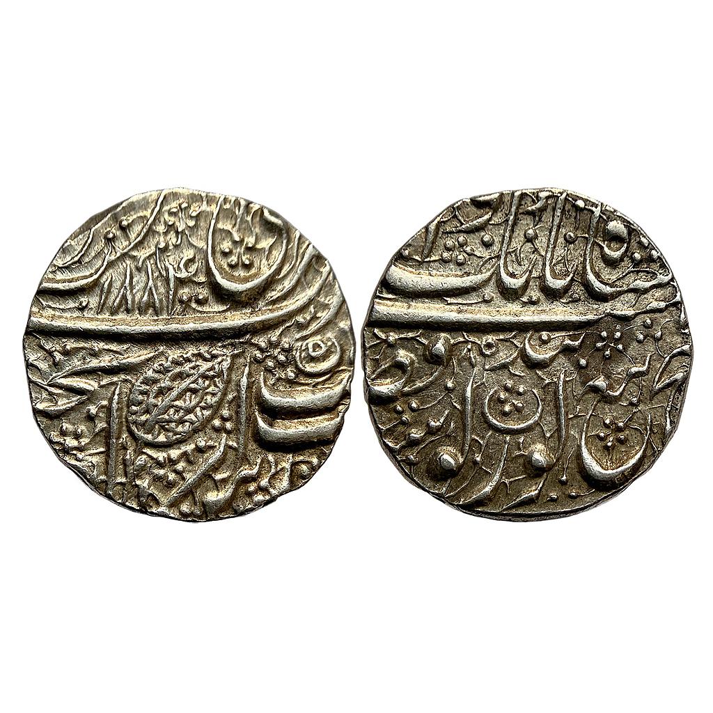 IK Sikh Empire Ranjit Singh VS 1884 NanakShahi Couplet Amritsar Mint Silver Rupee