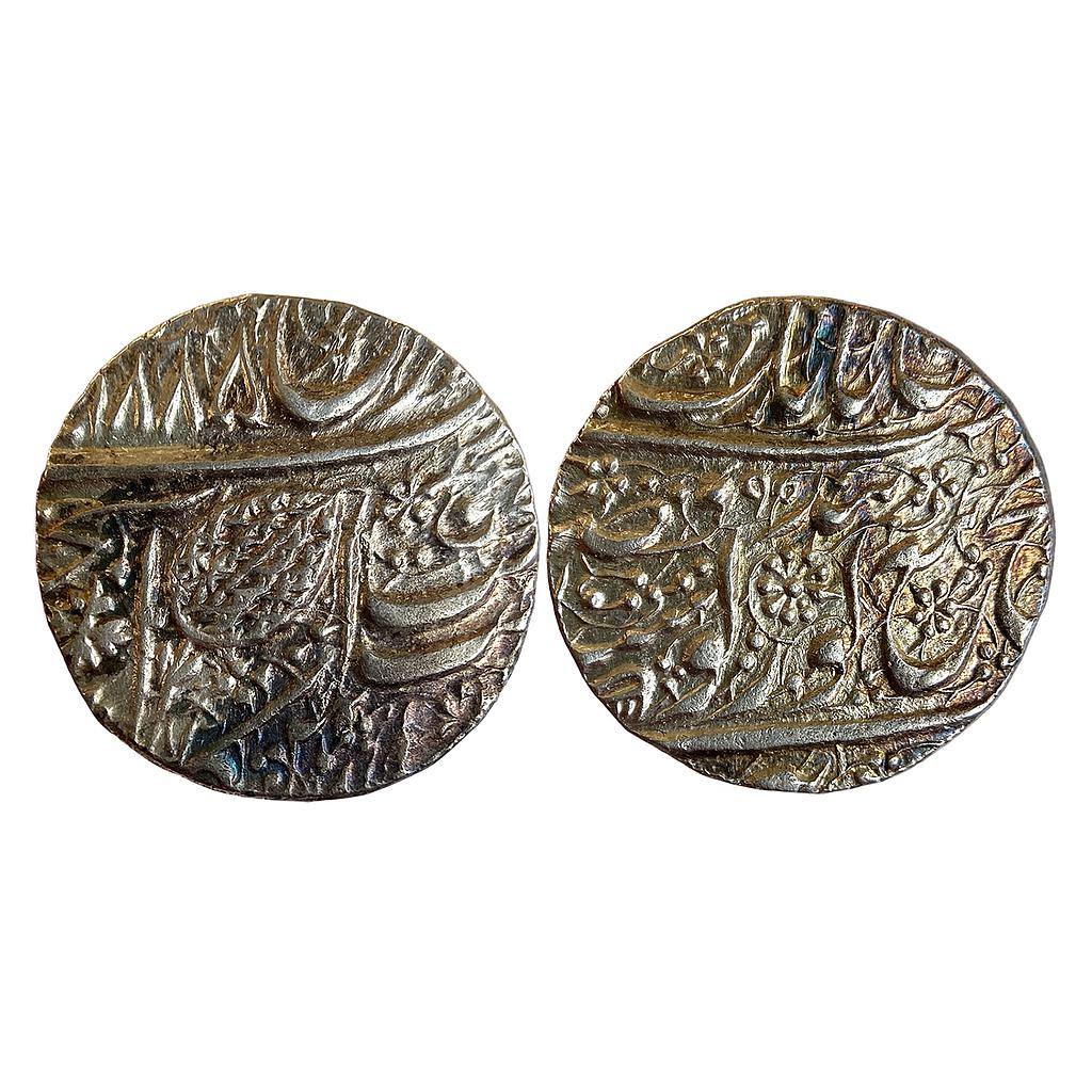 IK Sikh Empire Ranjit Singh VS 1885 NanakShahi Couplet Amritsar Mint Silver Rupee